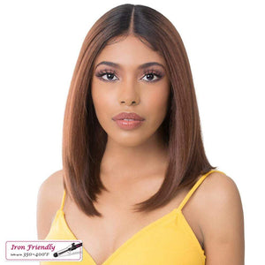 It's A Wig! Synthetic HD Transparent Lace Front Wig - Devika