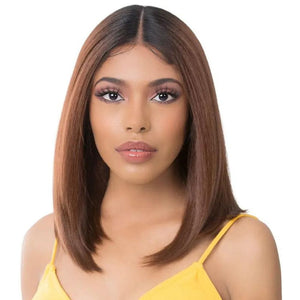 It's A Wig! Synthetic HD Transparent Lace Front Wig - Devika