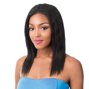 It's A Wig! Wet & Wavy Human Hair Wig - S Lace French Deep Water