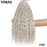 Jessica Hair Deep Wavy Twist Synthetic Crochet Hair Curly Hair Crochet Braids High Temperature Fiber Braiding Hair Extensions