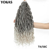 Jessica Hair Deep Wavy Twist Synthetic Crochet Hair Curly Hair Crochet Braids High Temperature Fiber Braiding Hair Extensions