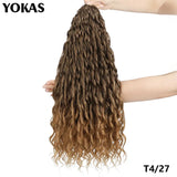 Jessica Hair Deep Wavy Twist Synthetic Crochet Hair Curly Hair Crochet Braids High Temperature Fiber Braiding Hair Extensions