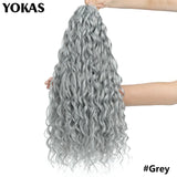 Jessica Hair Deep Wavy Twist Synthetic Crochet Hair Curly Hair Crochet Braids High Temperature Fiber Braiding Hair Extensions
