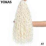 Jessica Hair Deep Wavy Twist Synthetic Crochet Hair Curly Hair Crochet Braids High Temperature Fiber Braiding Hair Extensions