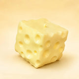 Jumbo Cheese Cube Squishy Fidget Toy, Shapeable Sensory Stress Relief Squeeze Ball