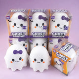 Jumbo Cute Ghost Squishy, Slow-Rising Stress Relief Squeeze Toy with Window Box for Halloween Gifts and Desktop Décor