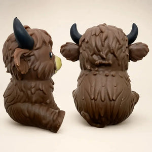 Jumbo Highland Cow Squishy Fidget Toy, Soft Slow Rising Sensory Stress Relief