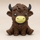Jumbo Highland Cow Squishy Fidget Toy, Soft Slow Rising Sensory Stress Relief