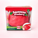 Jumbo Peach Strawberry & Cheese Squishy Toys – Large Slow Rising Sensory Stress Relief Squeeze Toys