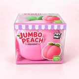 Jumbo Peach Strawberry & Cheese Squishy Toys – Large Slow Rising Sensory Stress Relief Squeeze Toys