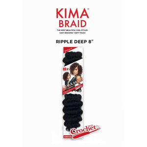 Kima Synthetic Crochet Hair - 2X Ripple Deep 8"