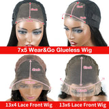 Kinky Curly 13x6 HD Lace Frontal Wig 4C Edges Curly Baby Hair For Women 7x5 Glueless Pre Cut Lace Deep Wave Wigs 100% Human Hair