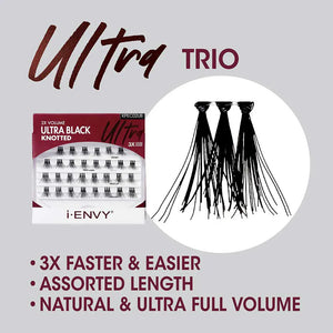 Kiss I-Envy 2X Volume Ultra Black Knotted - KPEC02UB