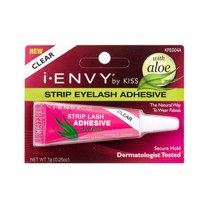 Kiss iEnvy Eyelash Adhesive Strip With Aloe - KPEG04A Clear 0.25oz