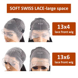 Loose Deep Wave Frontal Wig Human Hair 13x4 Curly Lace Front Wig Transparent HD Lace Water Wigs 180 Density Brazilian