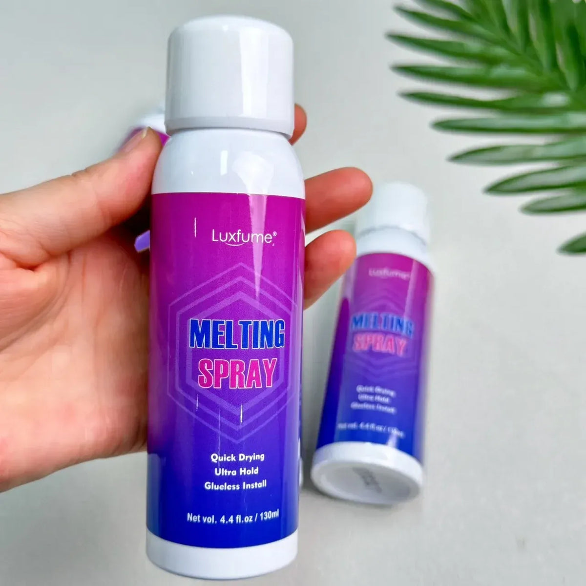 Luxfume strong hold lace melting spray adhesive for wigs by HSF Marketplace