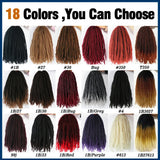 Marley Twist Braiding Hair Pre Stretched 1- 6 Packs Ombre Afro Kinky Curly Crochet Hair for Faux Locs Jumbo Marley Twists Hair