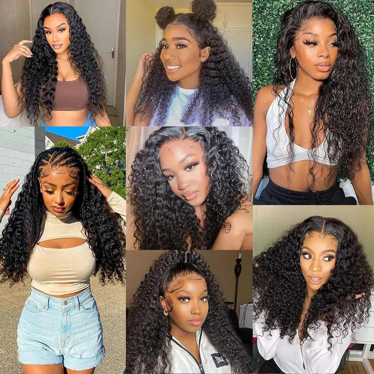 (Libertas) Kinky Curly Human Hair Wig 13x4 Lace Front Natural Hairline for Full, Voluminous Curls