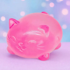 Mini Cute Cat Maltose Squishy Fidget Toy, Soft Sensory Stress Relief Squeeze for Adults and Students