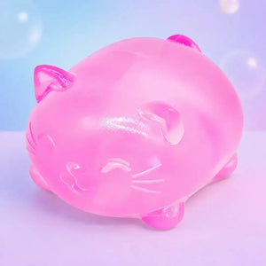 Mini Cute Cat Maltose Squishy Fidget Toy, Soft Sensory Stress Relief Squeeze for Adults and Students