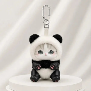 Mofusand Shark Cat Vinyl Series Blind Box Figure, Collectible Kitten Character Ornament