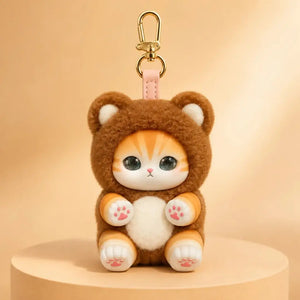 Mofusand Shark Cat Vinyl Series Blind Box Figure, Collectible Kitten Character Ornament
