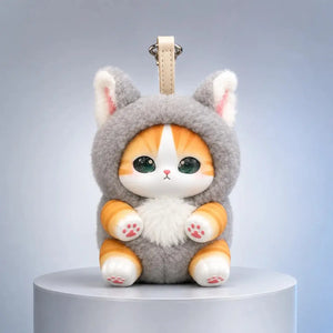 Mofusand Shark Cat Vinyl Series Blind Box Figure, Collectible Kitten Character Ornament