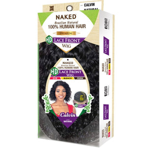 Naked Brazilian Natural 100% Human Hair HD Lace Front Wig - Calvin
