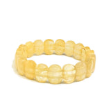 Natural 10x14mm Oval Shape Faceted Beads Elastic Cord Stone Crystal Opal Obsidian Amethyst Bracelets Bangles Femme for Women