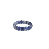 Natural 10x15mm Faceted Flashing Stone Beads Bracelets Handmade Reiki Healing Meditation Bangles Elastic Rope Couple Jewelry