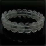 Natural 10x15mm Faceted Flashing Stone Beads Bracelets Handmade Reiki Healing Meditation Bangles Elastic Rope Couple Jewelry