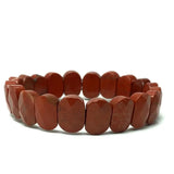Natural 10x15mm Faceted Flashing Stone Beads Bracelets Handmade Reiki Healing Meditation Bangles Elastic Rope Couple Jewelry
