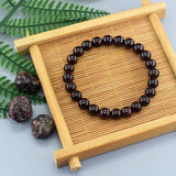 Natural 5A Garnet Stone Femme Wine Red Bead Bracelet Men Bangle Women Jewelry Lucky Energy Healing Bracelet Valentine's Day Gift