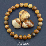 Natural 5A Garnet Stone Femme Wine Red Bead Bracelet Men Bangle Women Jewelry Lucky Energy Healing Bracelet Valentine's Day Gift