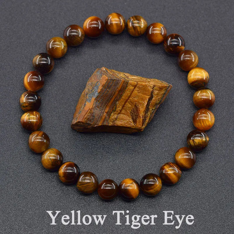 Natural 5A Garnet Stone Femme Wine Red Bead Bracelet Men Bangle Women Jewelry Lucky Energy Healing Bracelet Valentine's Day Gift