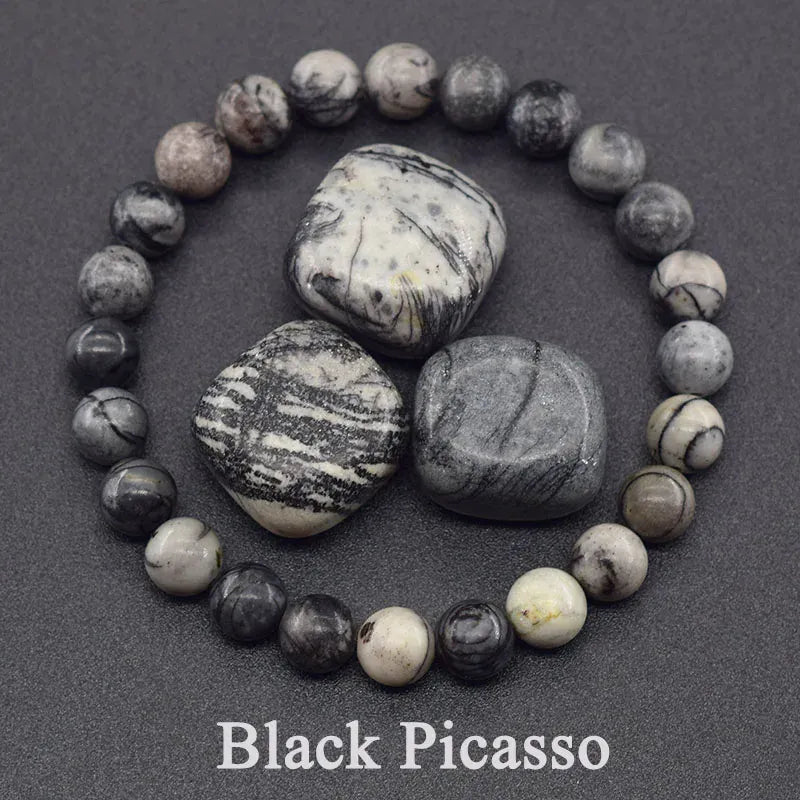 Natural 5A Garnet Stone Femme Wine Red Bead Bracelet Men Bangle Women Jewelry Lucky Energy Healing Bracelet Valentine's Day Gift