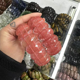 Natural Amethyst Gemstone Bracelet Natural Energy Stone Bangle Gemstone Jewelry for Woman Birthstone for Aquarius for Gift