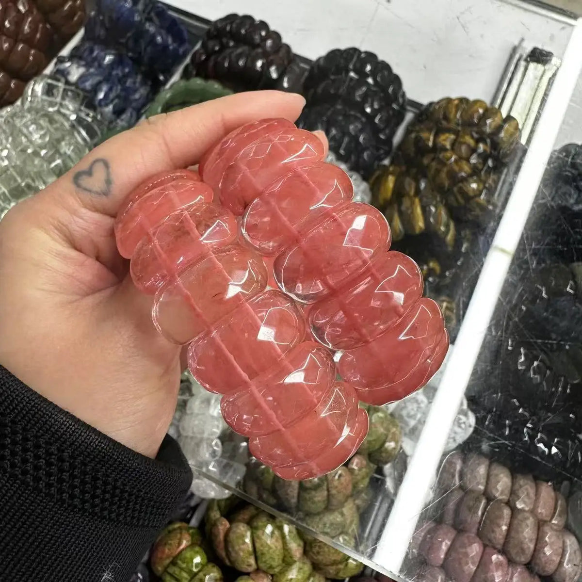 Natural Amethyst Gemstone Bracelet Natural Energy Stone Bangle Gemstone Jewelry for Woman Birthstone for Aquarius for Gift