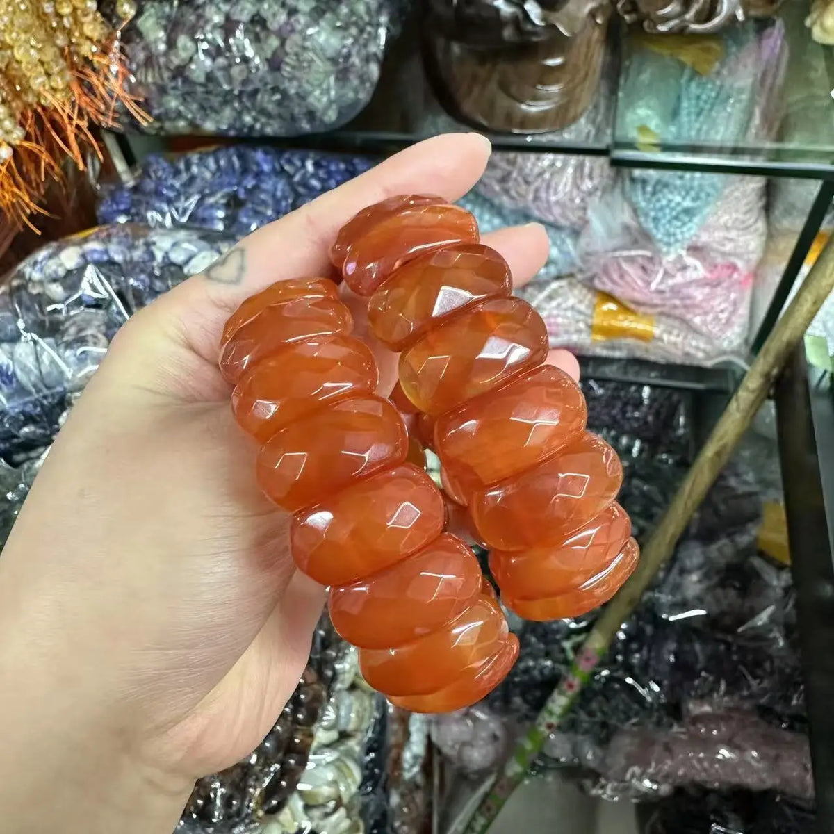 Natural Amethyst Gemstone Bracelet Natural Energy Stone Bangle Gemstone Jewelry for Woman Birthstone for Aquarius for Gift