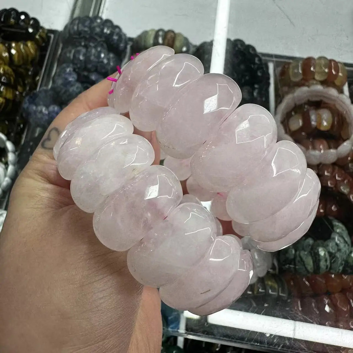 Natural Amethyst Gemstone Bracelet Natural Energy Stone Bangle Gemstone Jewelry for Woman Birthstone for Aquarius for Gift