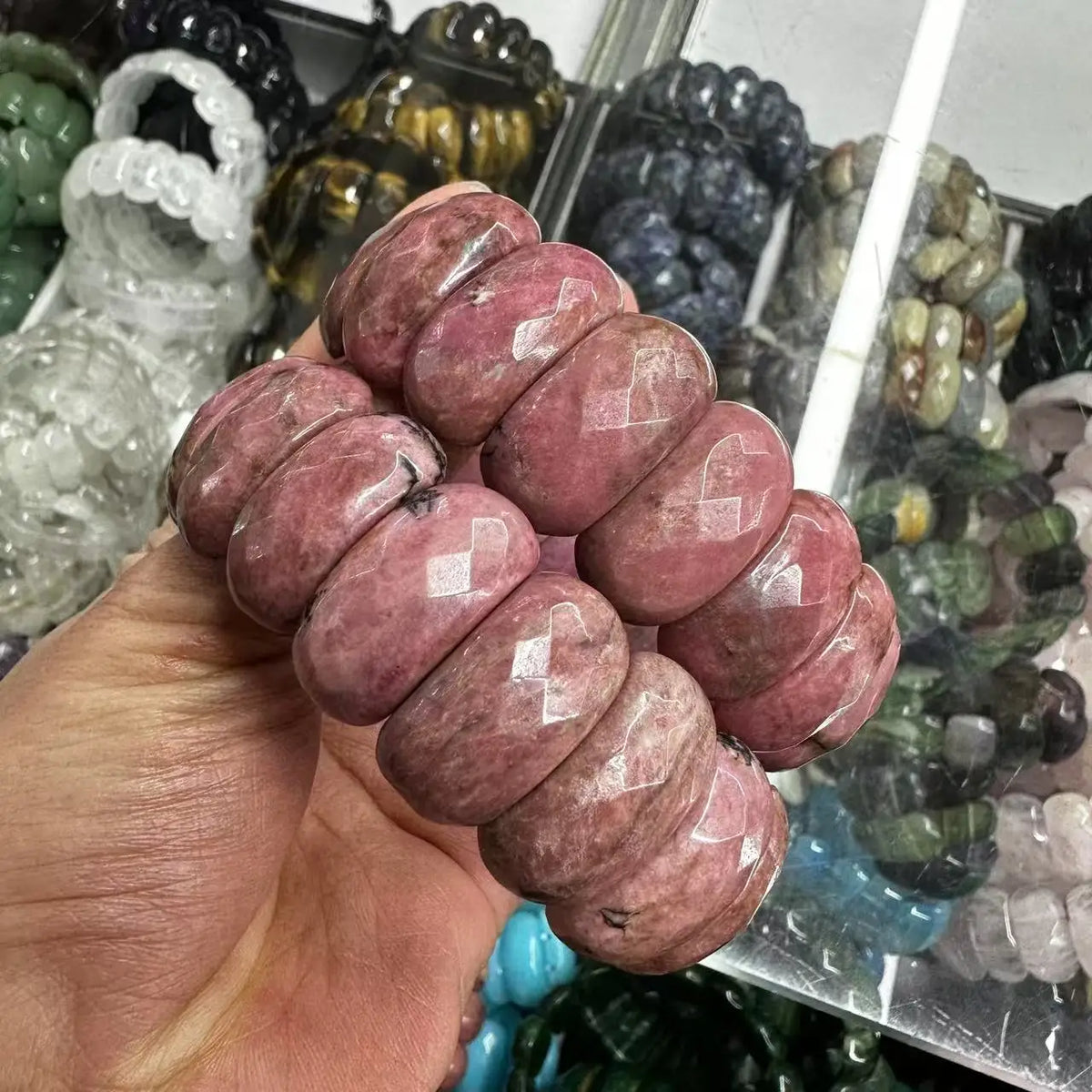 Natural Amethyst Gemstone Bracelet Natural Energy Stone Bangle Gemstone Jewelry for Woman Birthstone for Aquarius for Gift
