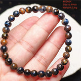 Natural Blue Pietersite Round Beads Bracelet Jewelry 12.5mm Fire Pietersite Namibia Fire Pietersite Rare Stone Beads AAAAAA