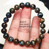 Natural Blue Pietersite Round Beads Bracelet Jewelry 12.5mm Fire Pietersite Namibia Fire Pietersite Rare Stone Beads AAAAAA