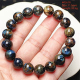 Natural Blue Pietersite Round Beads Bracelet Jewelry 12.5mm Fire Pietersite Namibia Fire Pietersite Rare Stone Beads AAAAAA