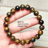 Natural Blue Pietersite Round Beads Bracelet Jewelry 12.5mm Fire Pietersite Namibia Fire Pietersite Rare Stone Beads AAAAAA
