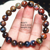 Natural Blue Pietersite Round Beads Bracelet Jewelry 12.5mm Fire Pietersite Namibia Fire Pietersite Rare Stone Beads AAAAAA