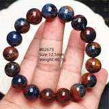 Natural Blue Pietersite Round Beads Bracelet Jewelry 12.5mm Fire Pietersite Namibia Fire Pietersite Rare Stone Beads AAAAAA