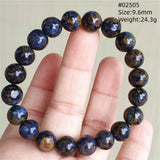 Natural Blue Pietersite Round Beads Bracelet Jewelry 12.5mm Fire Pietersite Namibia Fire Pietersite Rare Stone Beads AAAAAA