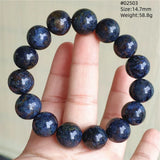 Natural Blue Pietersite Round Beads Bracelet Jewelry 12.5mm Fire Pietersite Namibia Fire Pietersite Rare Stone Beads AAAAAA