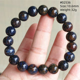 Natural Blue Pietersite Round Beads Bracelet Jewelry 12.5mm Fire Pietersite Namibia Fire Pietersite Rare Stone Beads AAAAAA